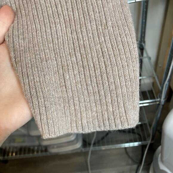 Lands' End Women's Beige Textured Cardigan - Picture 9 of 11